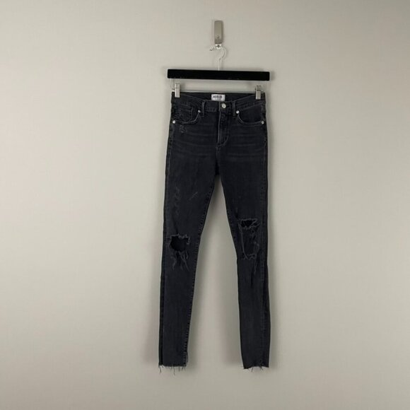 AGOLDE Sophie High Waisted Distressed Ankle Skinny Jeans Size 25 - Picture 1 of 7